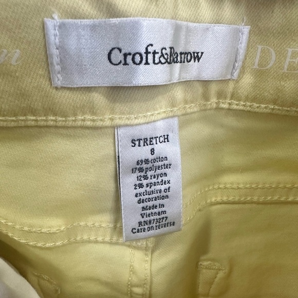 Croft & Barrow Premium Denim Size: 8 - Picture 3 of 4